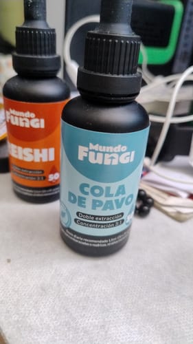 Customer photo review of Cola de Pavo en Gotas - Ultra Concentrado 50ML