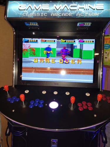 Customer photo review of 4 Player Standup with 2 shooting guns Arcade Machine 4600 Retro Multi Cade Games