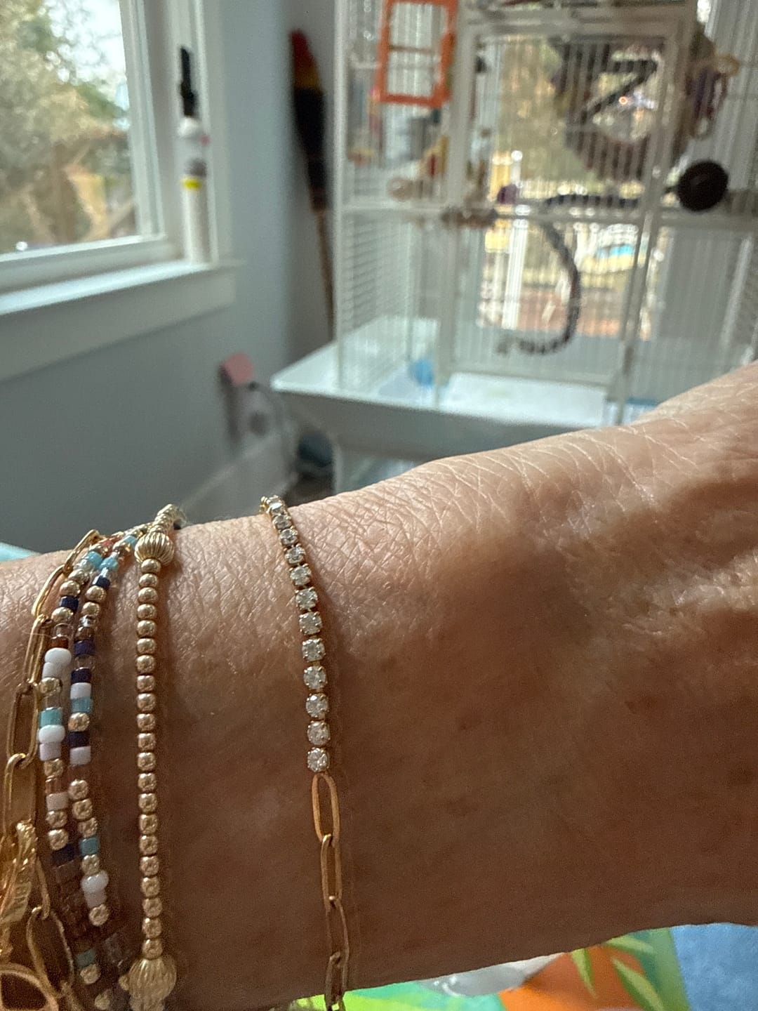 Customer photo review of Fae Tennis Bracelet