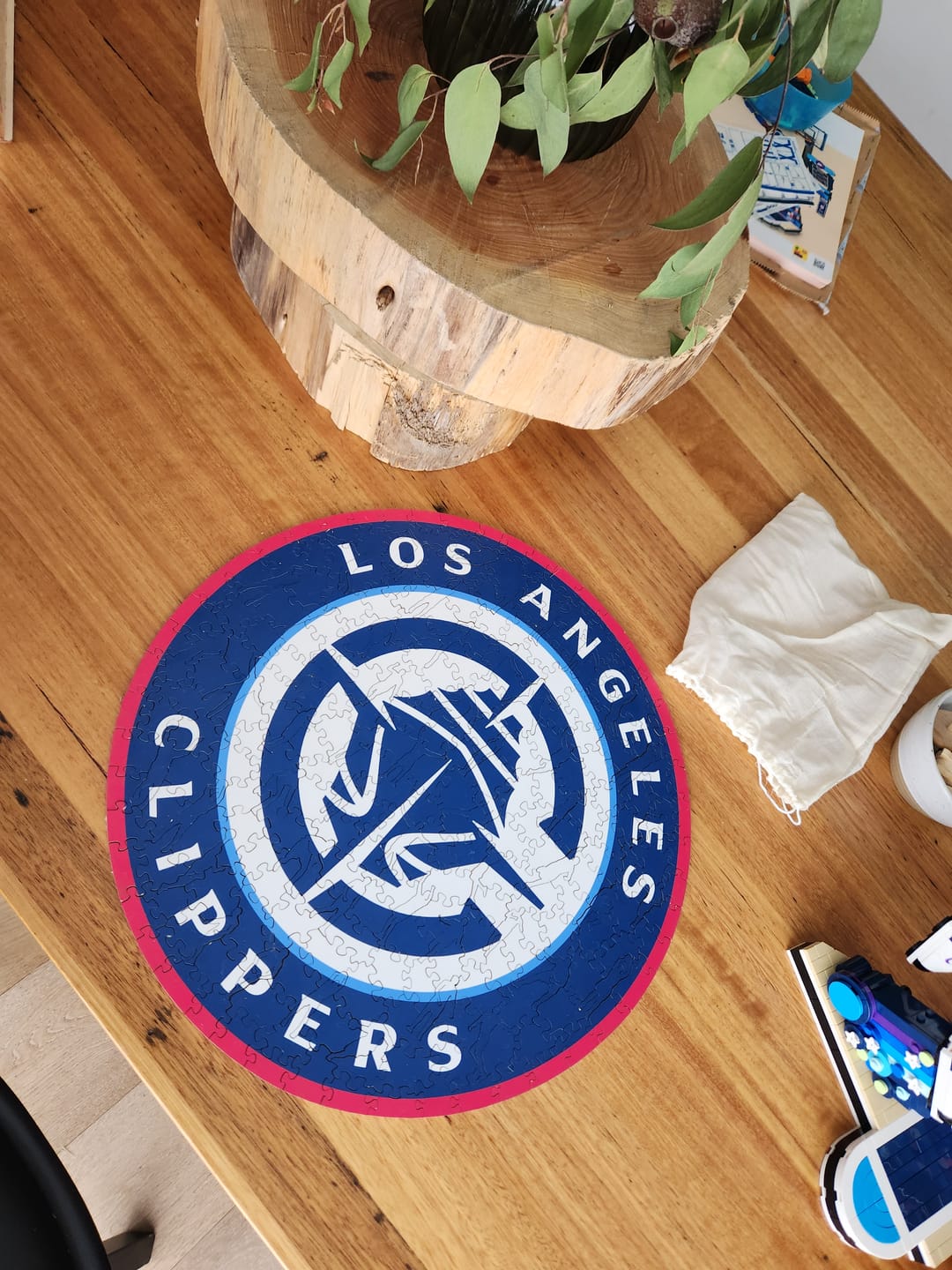 Customer photo review of Los Angeles Clippers™ - Wooden Puzzle