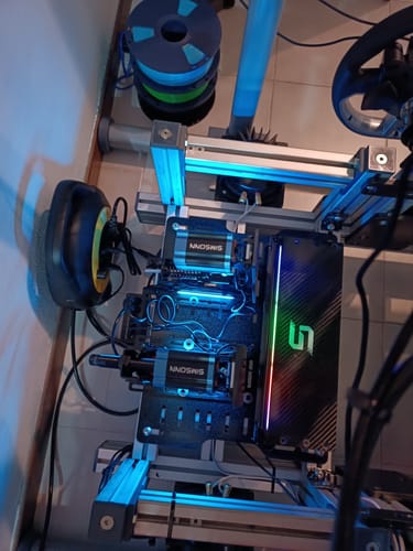 Customer photo review of Simsonn VAM Pro Linear Motor -  the Pedals Haptic Reactor for Vibration Feedback