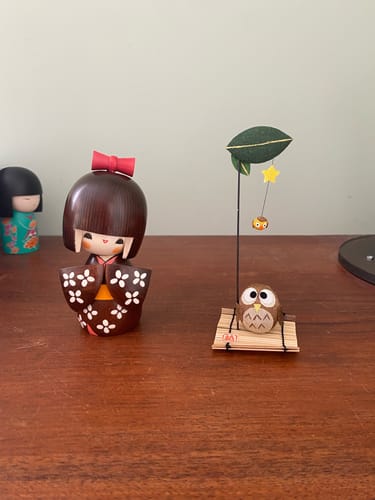 Customer photo review of Poupée Kokeshi Kosode