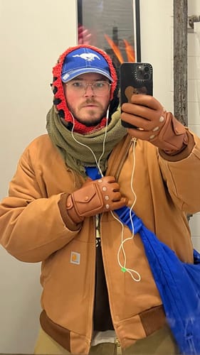 Customer photo review of Cargo Gloves- Cognac