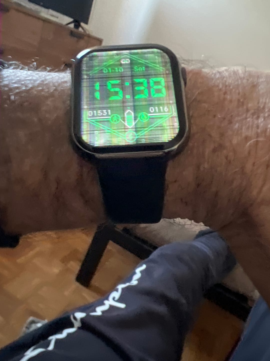 Customer photo review of Bearscome Blood Sugar Blood Pressure Blood oxygen Sleep Monitoring Waterproof Smartwatch