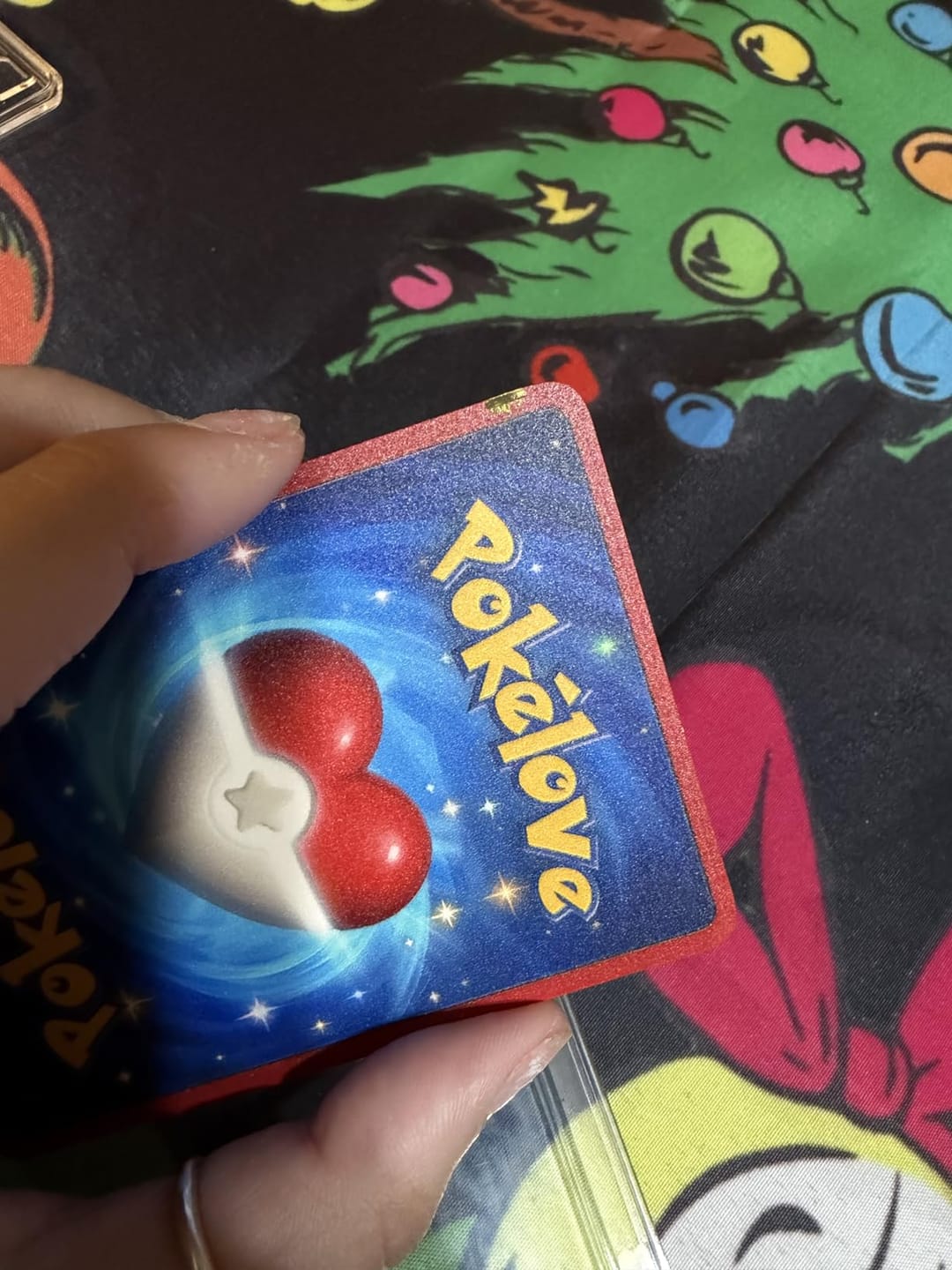Customer photo review of Custom Pokémon Cards with Anime Picture, Personalized Poke Cards Animated Style Gifts for Him and Her - CPC-04