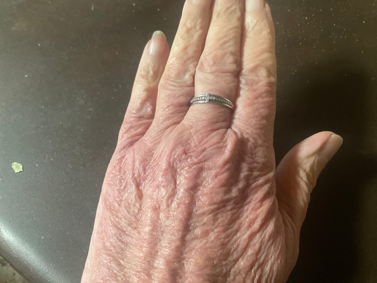Customer photo review of Bague Argent Croix Silver