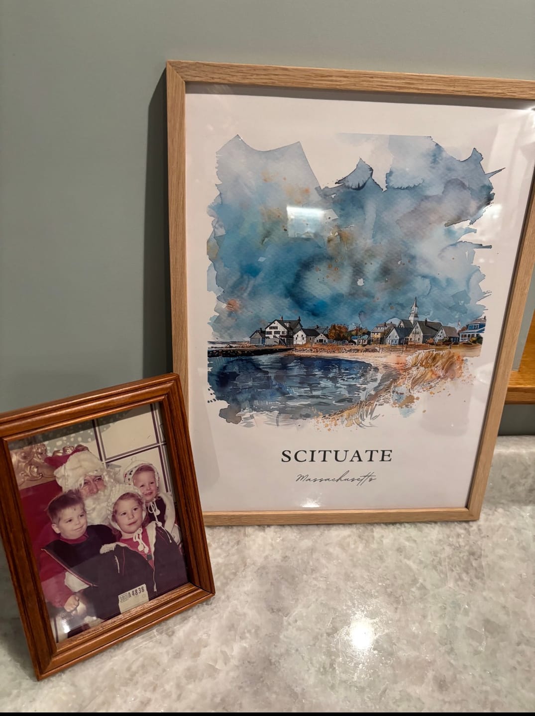 Customer photo review of Scituate, USA – Watercolor Art Print