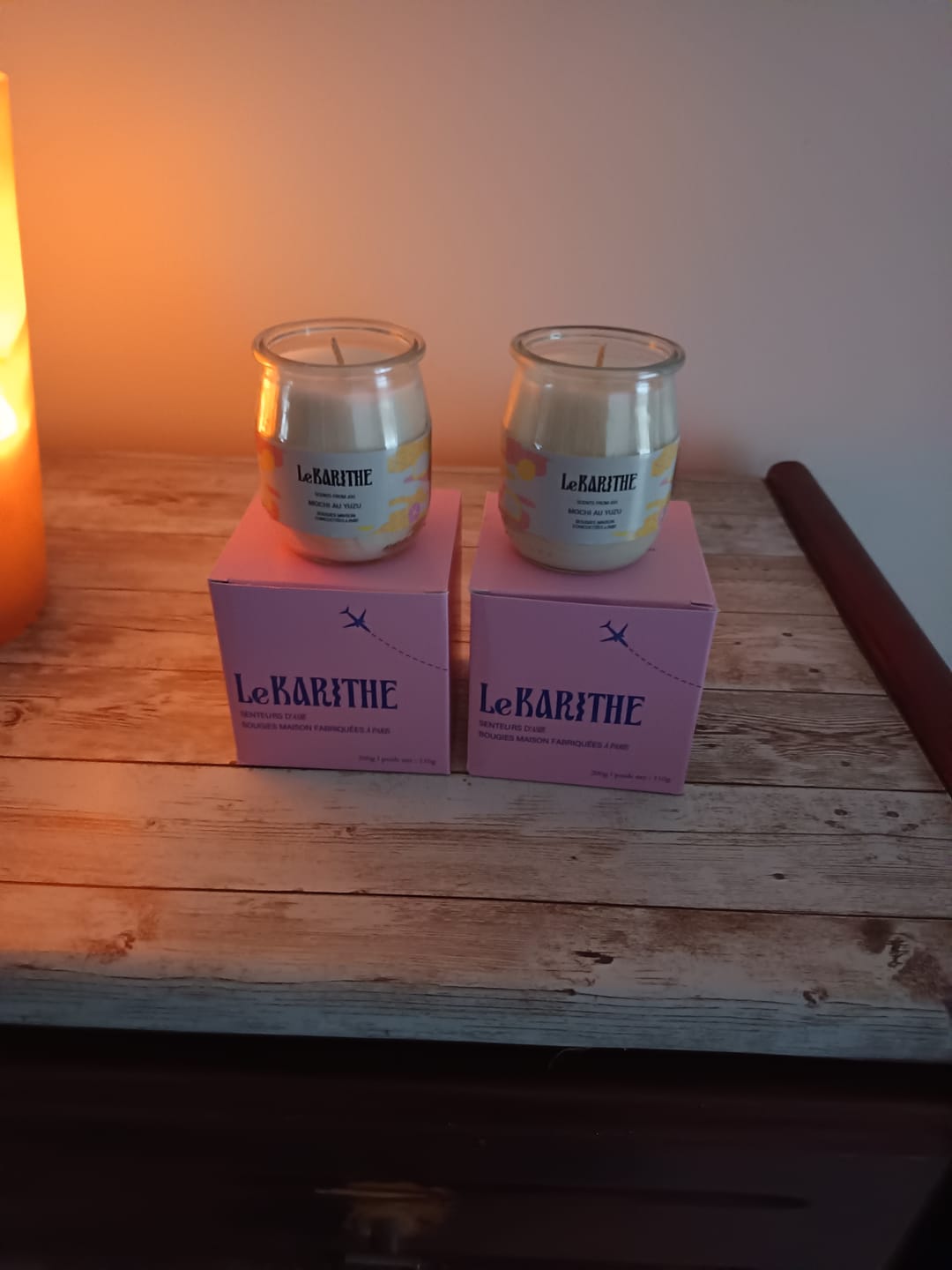 Customer photo review of Bougie Parfumée - Mochi Au Yuzu