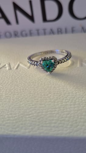 Customer photo review of Anillo Corazon Menta