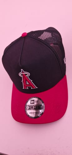 Customer photo review of 9FORTY A-Frame Trucker Los Angeles Angels Navy Scarlet Snapback
