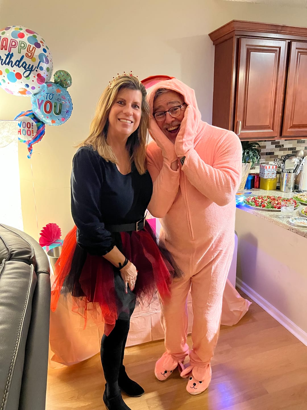Customer photo review of Christmas Murder Mystery Host Your Own Dinner Party Game Kit