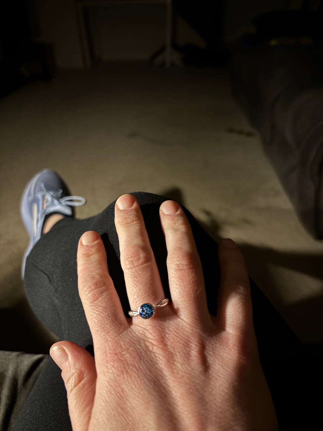 Customer photo review of Tranquil Circle Cremation Ring