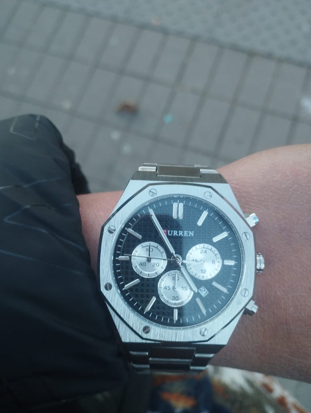 Customer photo review of Curren Atene® orologio uomo acciaio