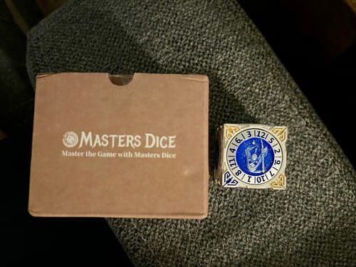 Customer photo review of Masters Dice Relic #000 – Class Legacy Spinner | 7 -in-1 Dual-Spinner Metal Dice