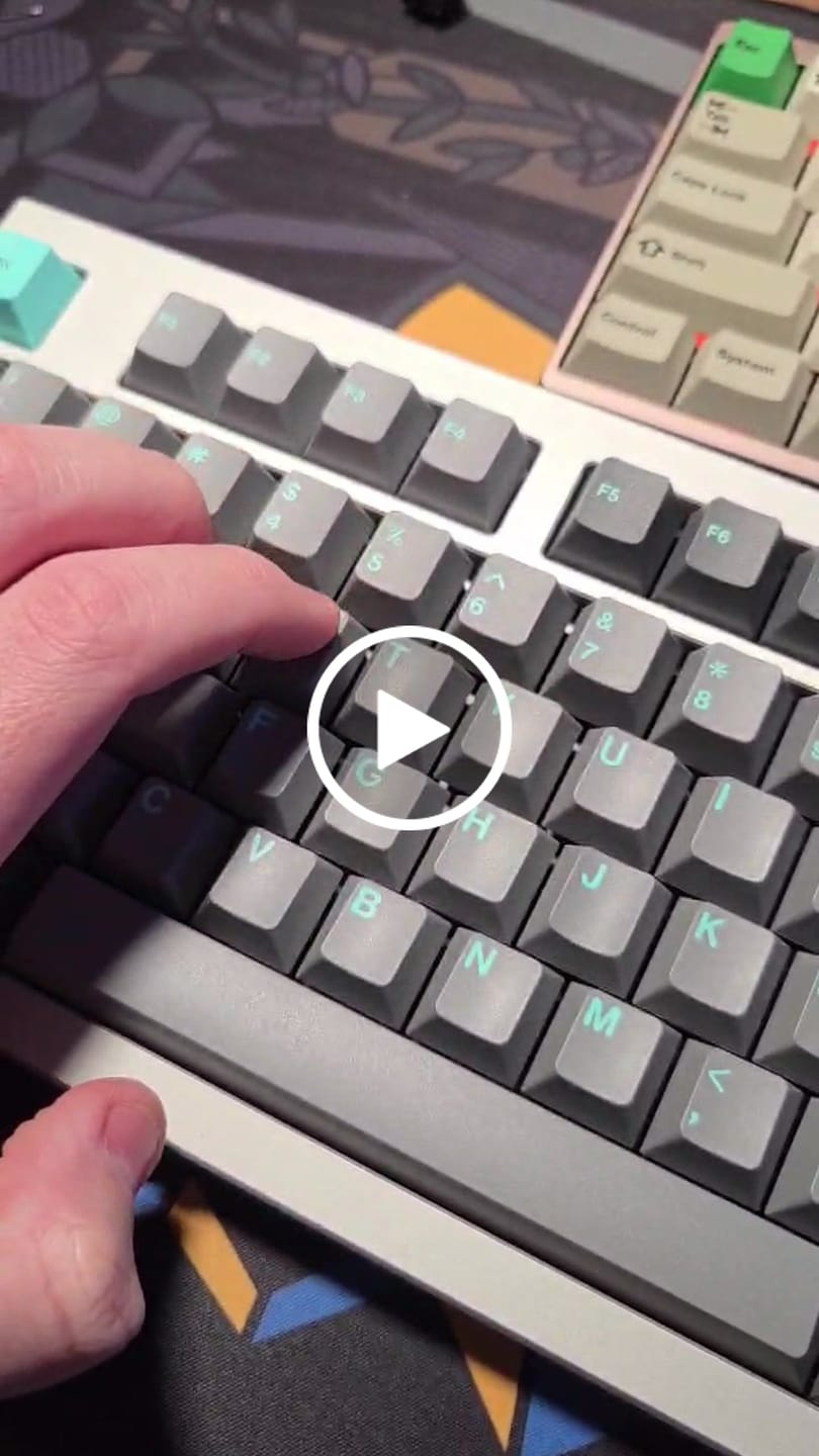 Customer video review of CHERRY MX2A BLACK LINEAR SWITCH (10PCS)