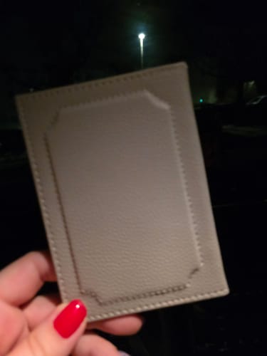 Customer photo review of Fahrzeugschein Hülle mit Deutschland Kennzeichen