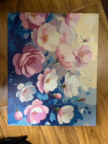 Customer photo review of Beautiful Watercolor Floral