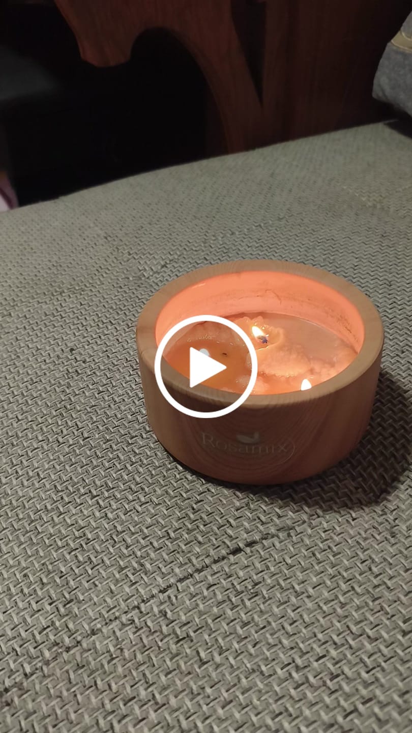 Customer video review of Meditation Sojawachskerze (320g Kerze)