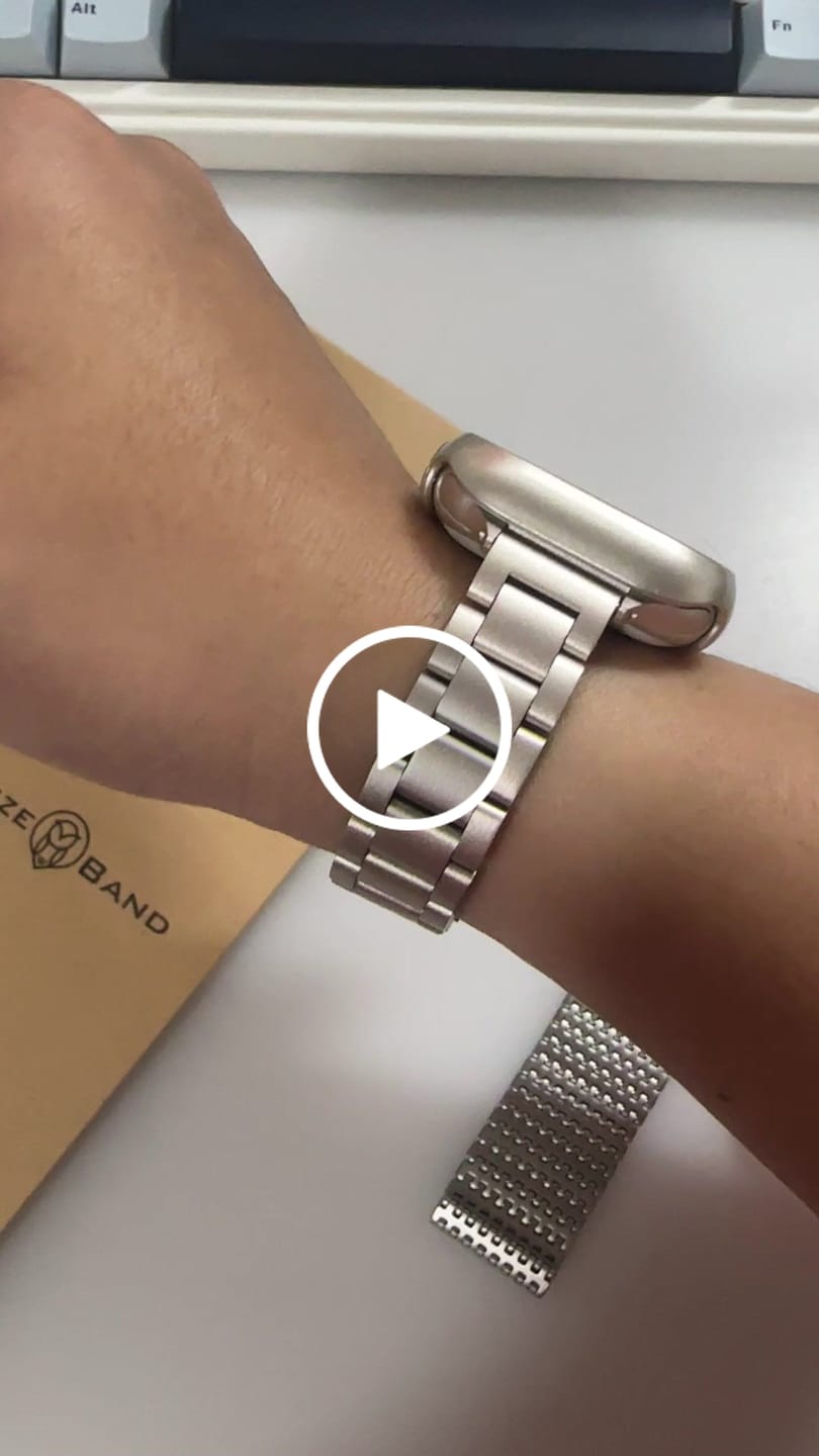 Customer video review of Kyoto Metal Strap
