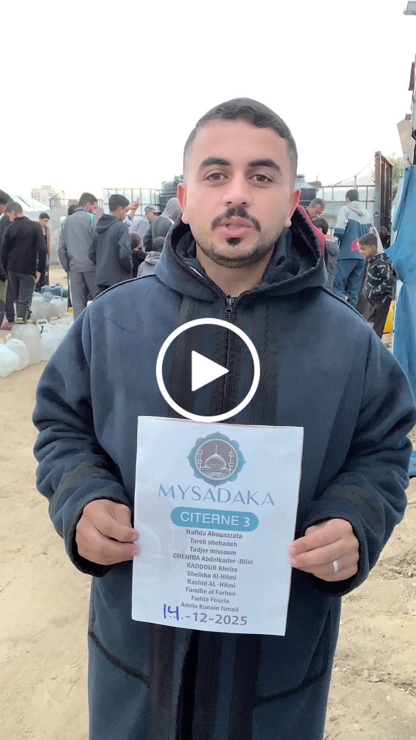 Customer video review of Citerne d'eau à Gaza