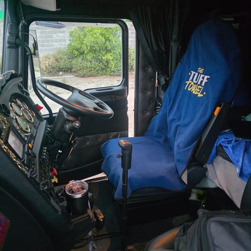 Customer photo review of Waterproof Car Towel Seat Cover