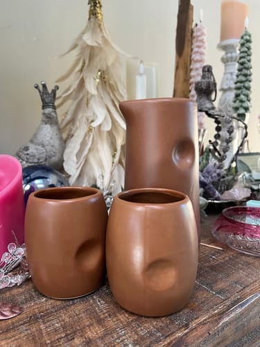 Customer photo review of Telegraph Carafe + Cup Set