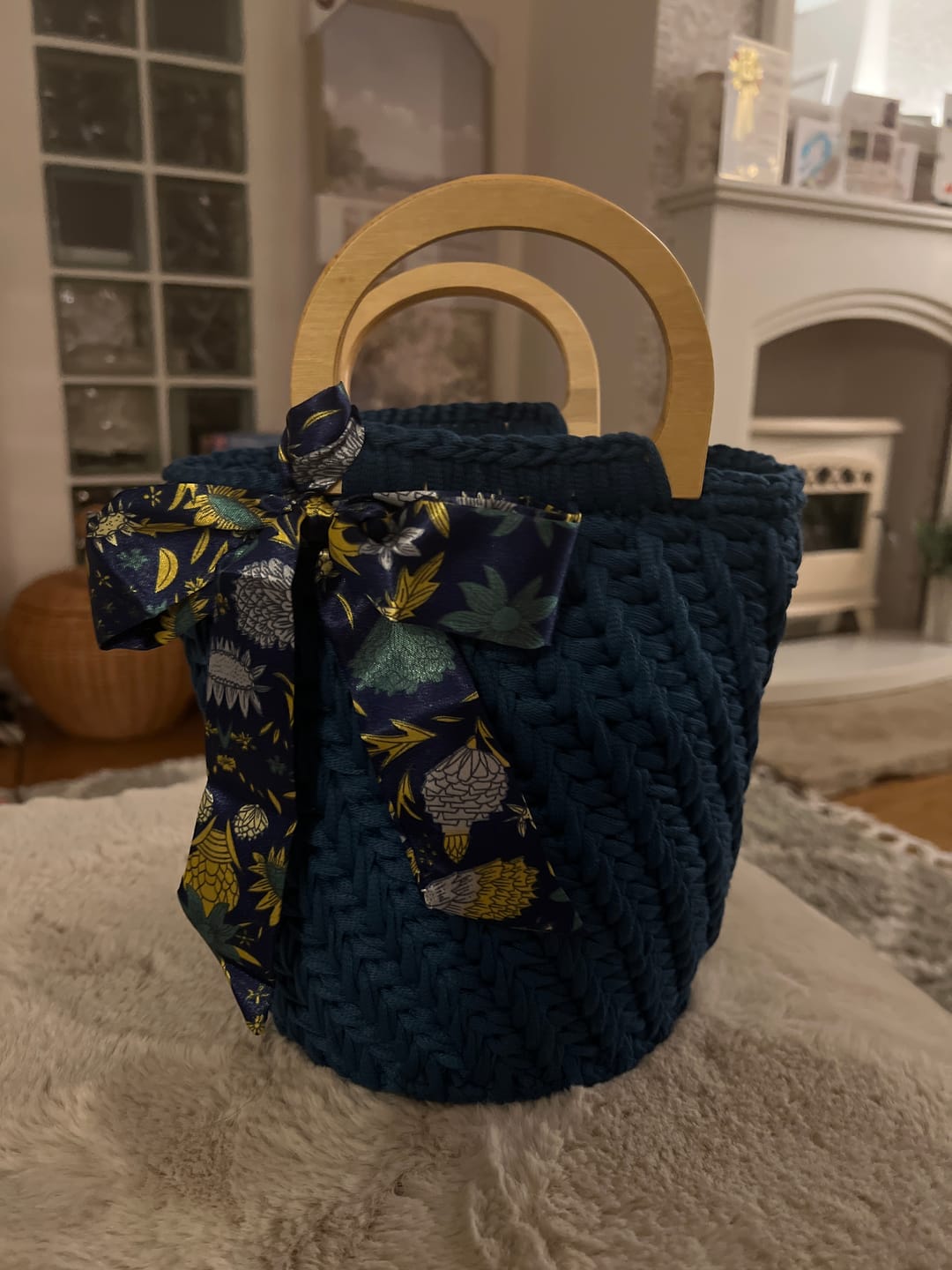 Customer photo review of CrochetPark™  Elegant granny Crochet Bag DIY Kit