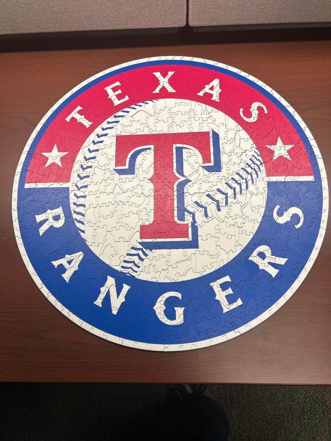 Customer photo review of Texas Rangers™ - Wooden Puzzle