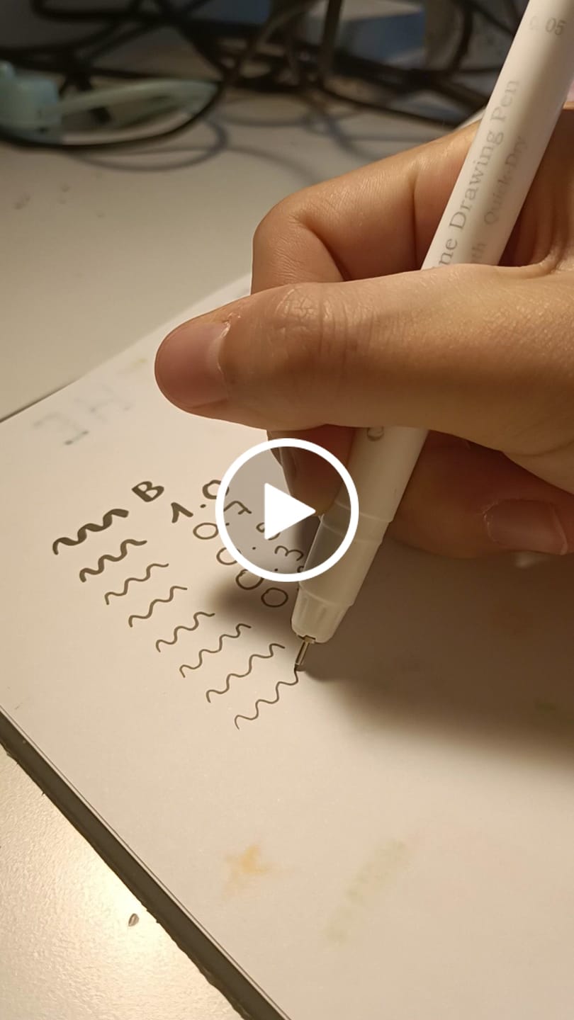 Customer video review of Ohuhu Fineliner Drawing Pen, 8 Pack