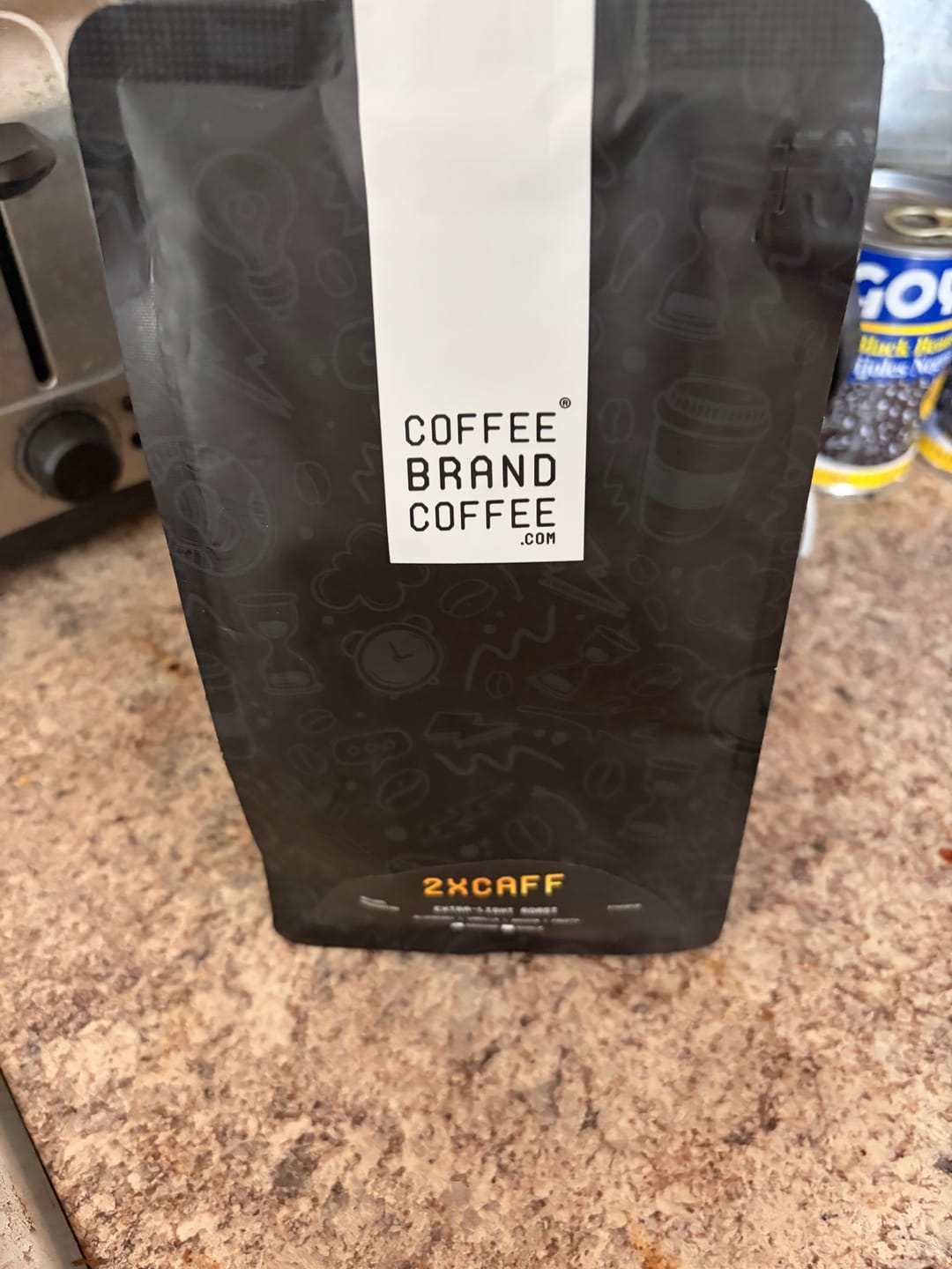 Customer photo review of Double Caffeinated Coffee - High Caffeine Coffee