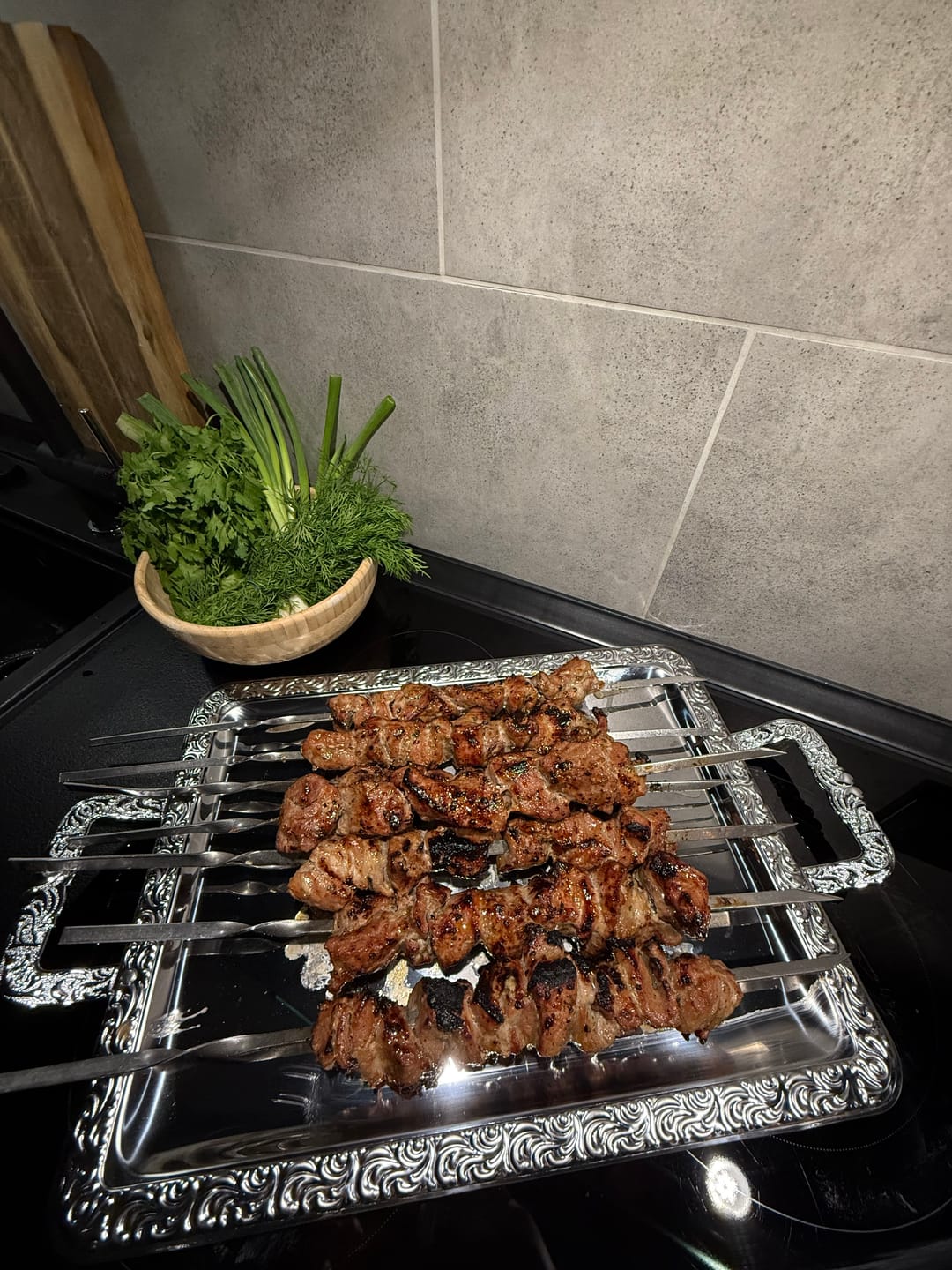 Customer photo review of Schweine-Schaschlik Yakuza – mariniert mit Teriyaki, Chili & Sesam | mySchaschlik