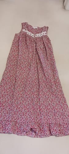 Customer photo review of The "Eileen" Holiday Camellia Cotton Lawn Ballet Nightgown