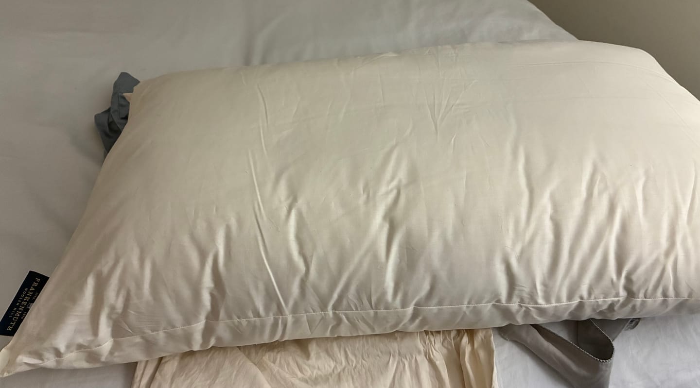 Customer photo review of Wool Pillow
