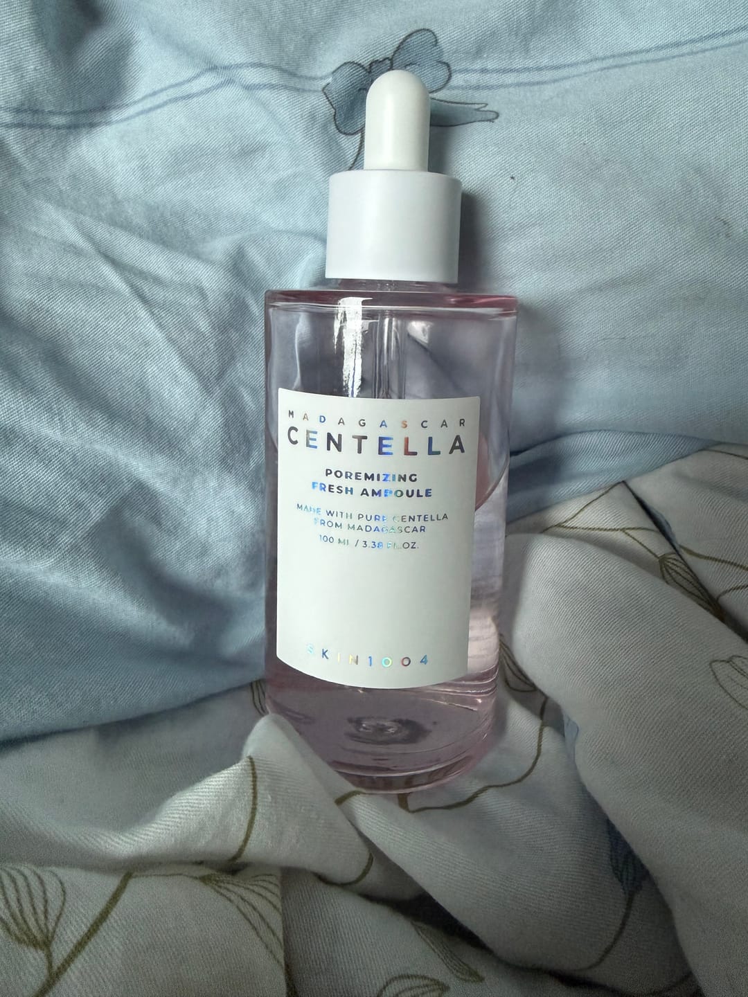 Customer photo review of Sebumu regulējoša ampula SKIN1004 Madagascar Centella Poremizing Fresh Ampoule