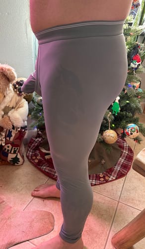 Customer photo review of Men's Mid-Rise Separation Sports Tights