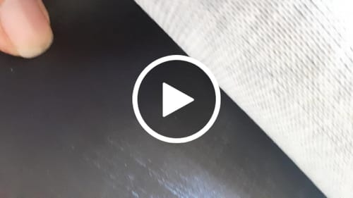 Customer video review of DUNA 0.9MM FUNDO MALHA COR PRETO