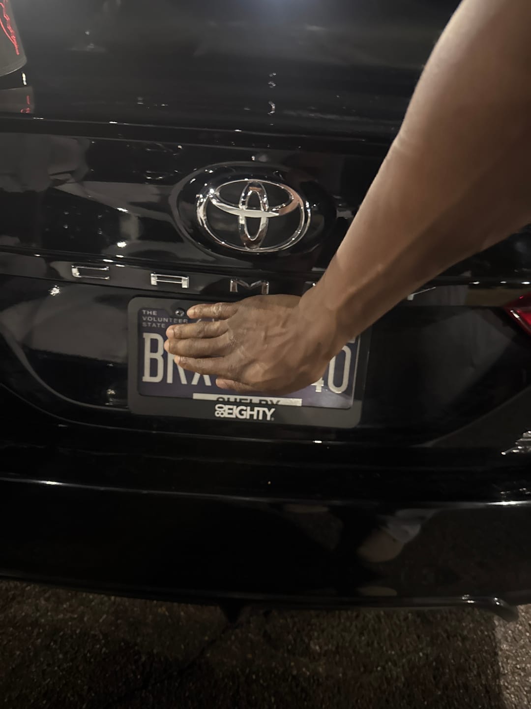 Customer photo review of 80Eighty® License Plate Frames (2 Pack)