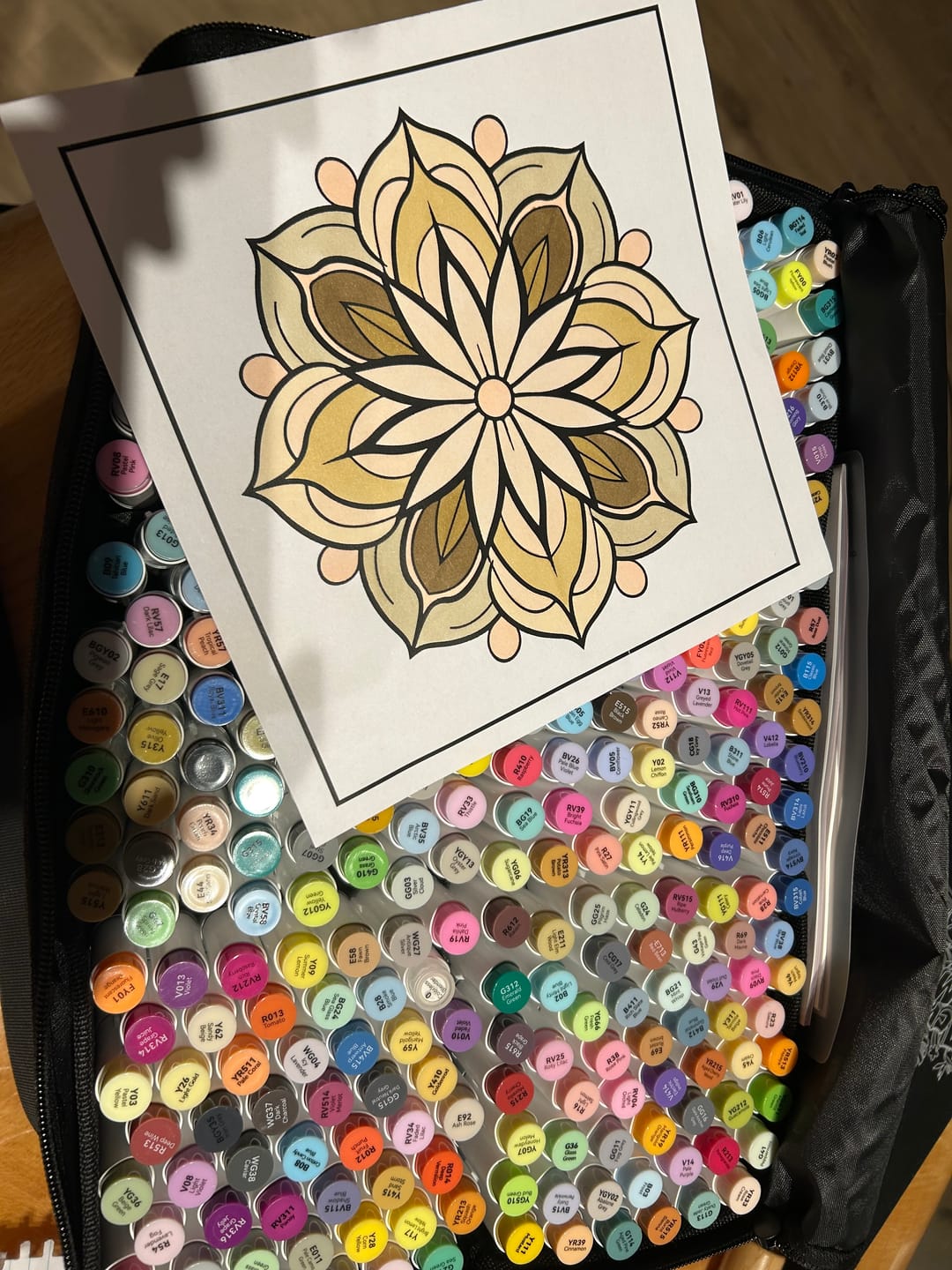 Customer photo review of Ohuhu Marker Ink R210 / R393 / R1 Refill for Alcohol marker