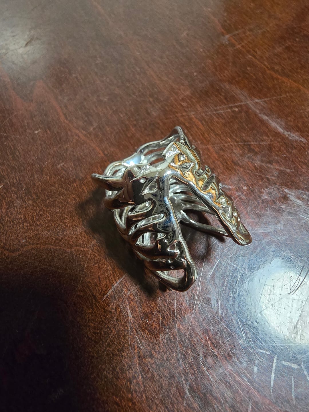 Customer photo review of RIBCAGE RING