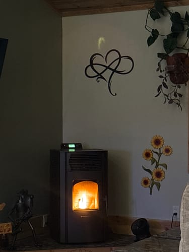 Customer photo review of Infinity Heart - Metal Wall Art