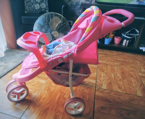 Customer photo review of Juguete Muñeca Coche travel Jogger unicornio