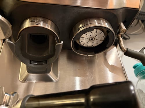 Customer photo review of High Diffusion Espresso Shower Screen - Breville