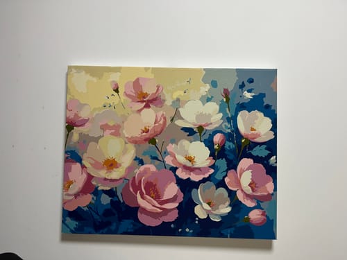 Customer photo review of Beautiful Watercolor Floral