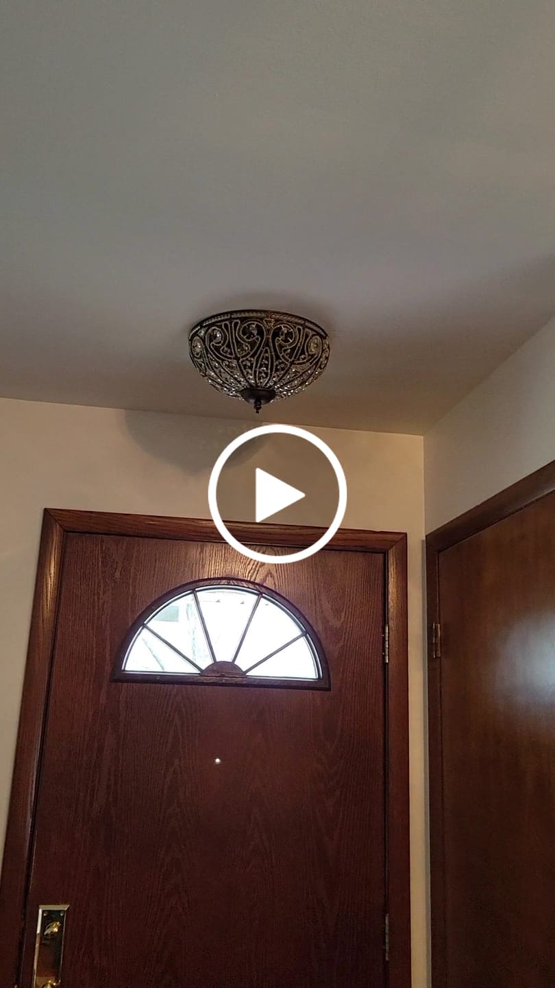 Customer video review of Luxe Moroccan Antique Bronze Crystal Ceiling Light