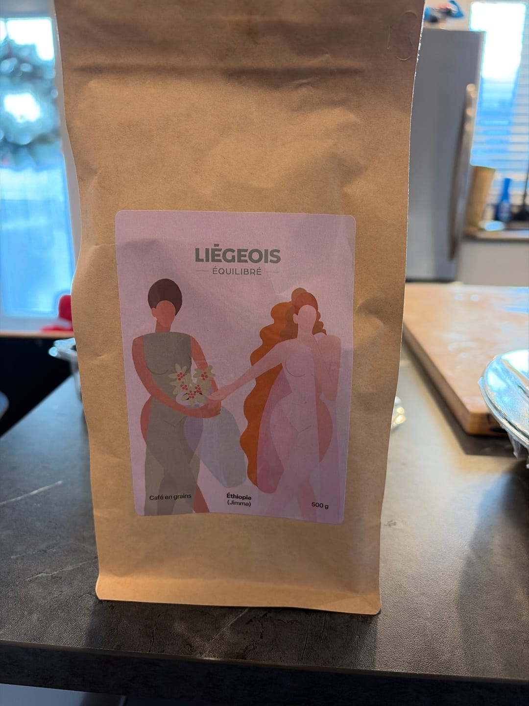 Customer photo review of EQUILIBRE - Coffee beans medium roast - Ethiopia - Liegeois our local brand