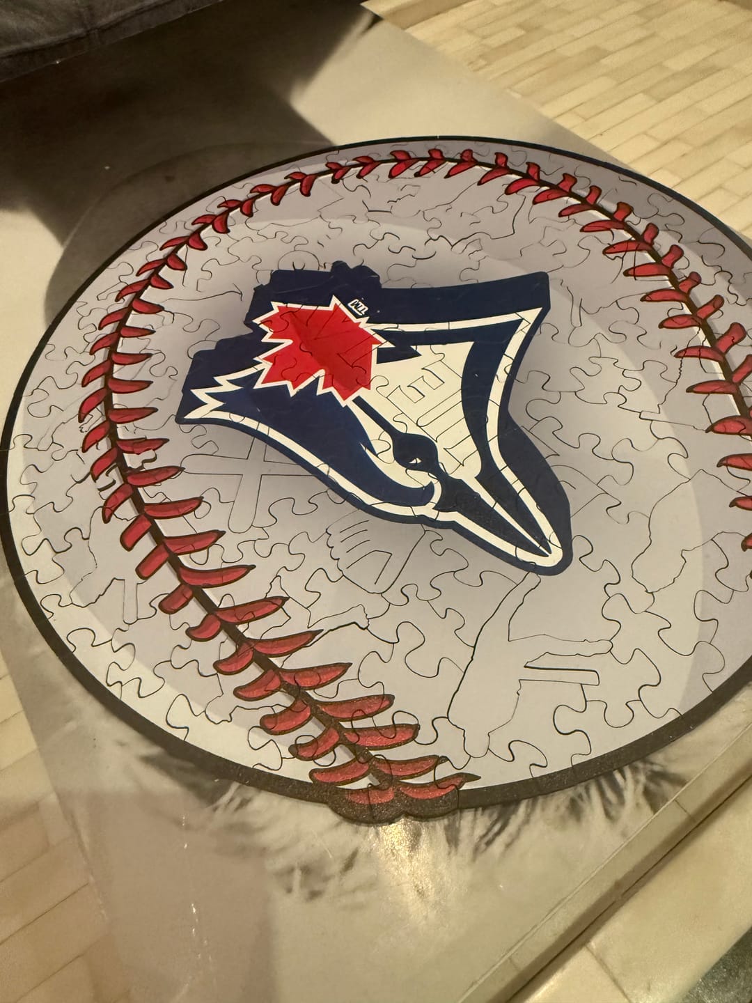 Customer photo review of Toronto Blue Jays™ - Wooden Puzzle