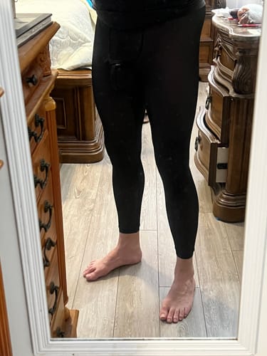 Customer photo review of Men's Lightweight Semi-See-Through Sports Pants with Spacious Pouch