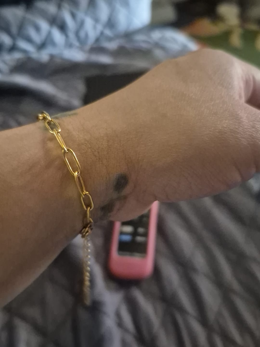 Customer photo review of Paper Clip Bracelet - 4mm