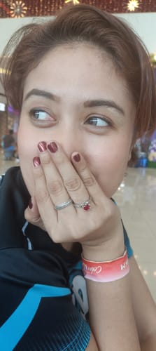 Customer photo review of 1ct Royal Crown Engagement Ring