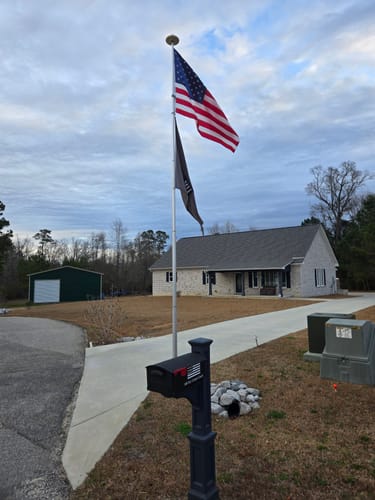 Customer photo review of 4' x 6' American Flag
